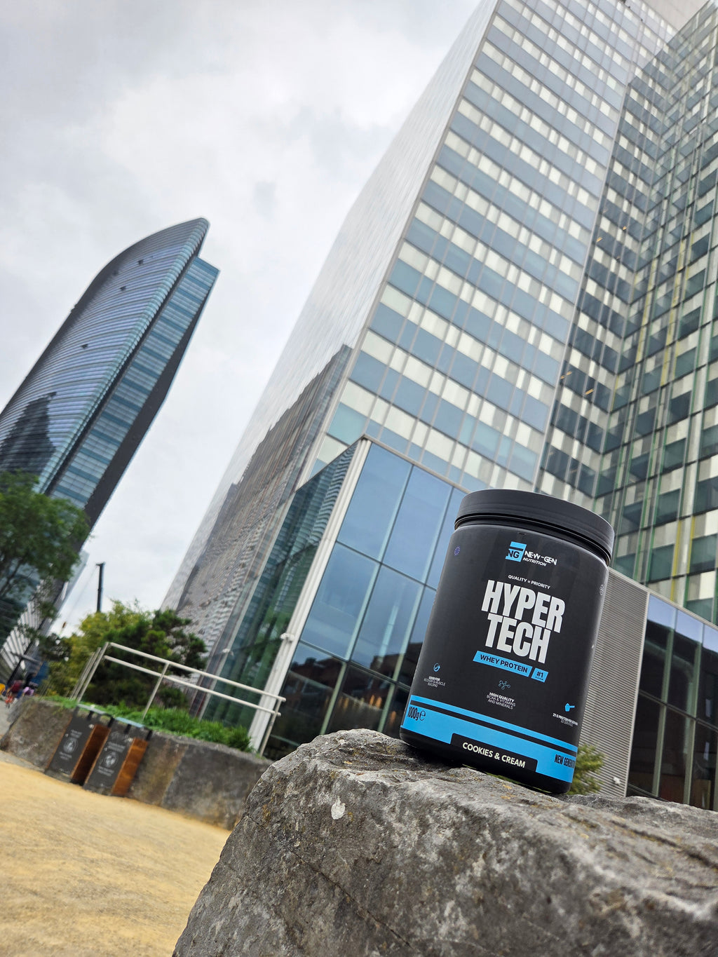 WHEY PROTEIN POWDER CONCENTRATE 1KG BCAAs - 33 SERVINGS