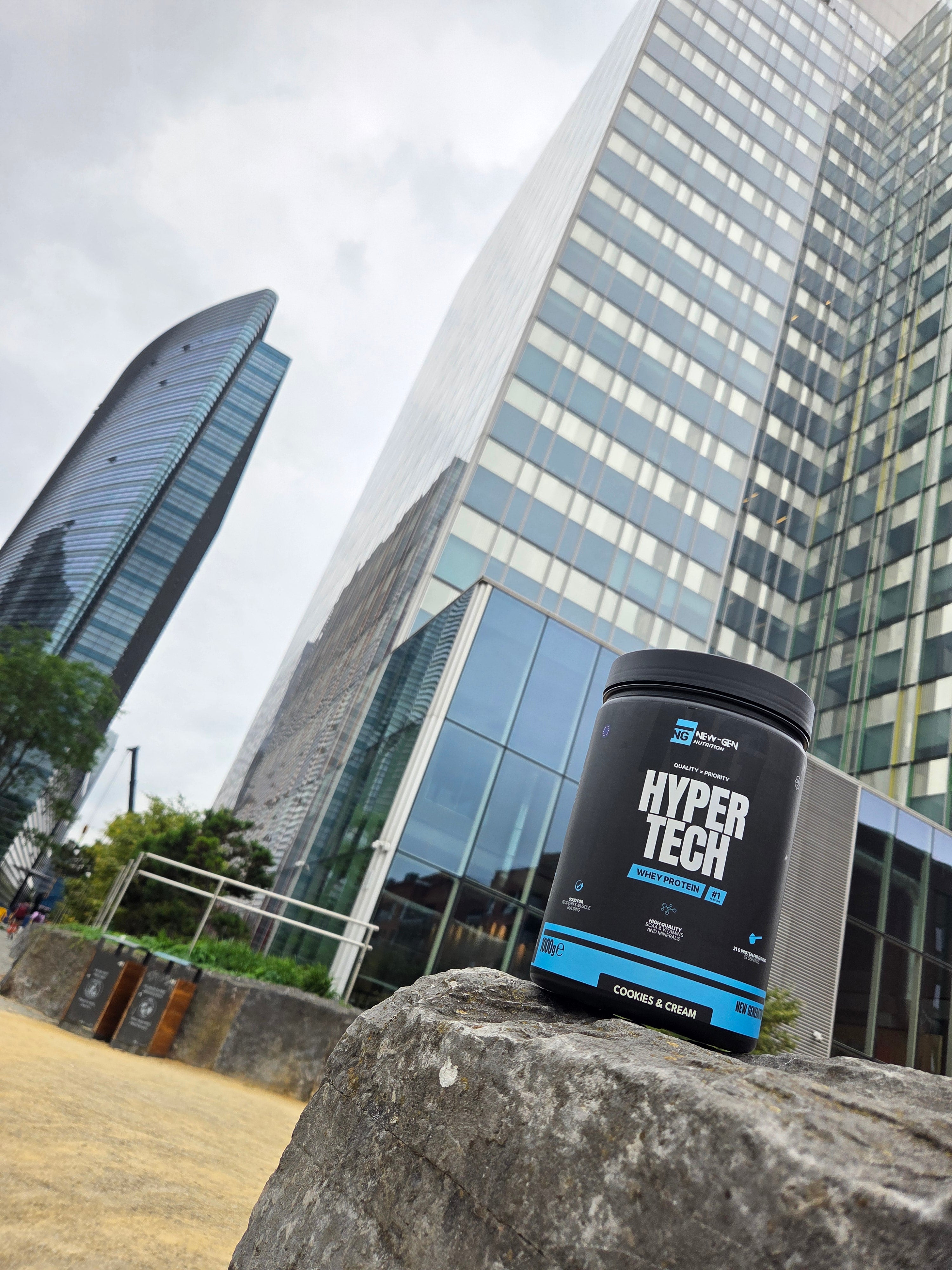 WHEY PROTEIN POWDER CONCENTRATE 1KG BCAAs - 33 SERVINGS