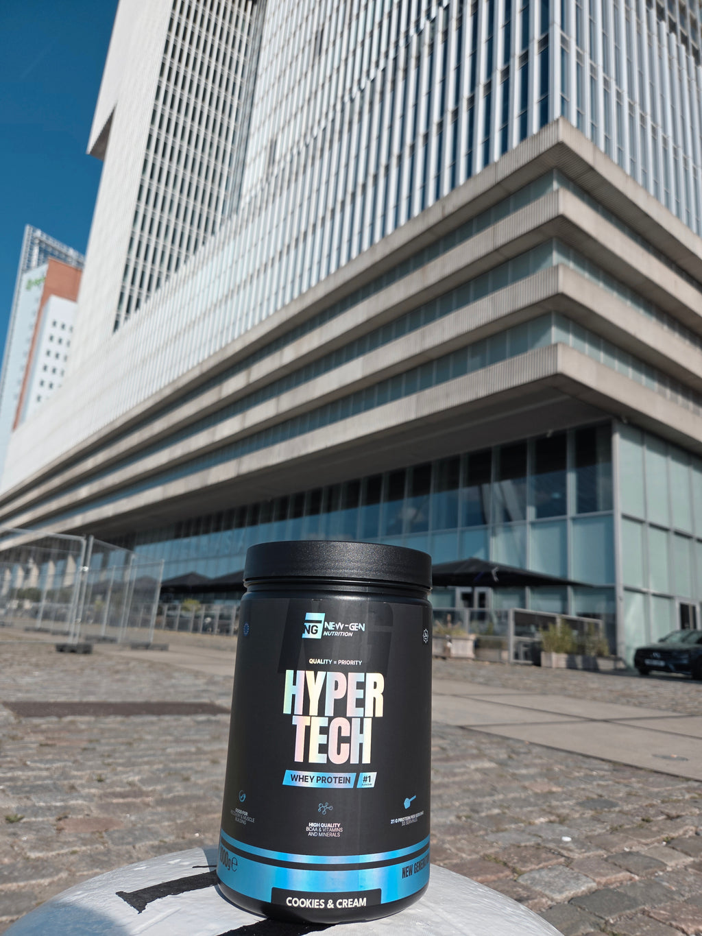 WHEY PROTEIN POWDER CONCENTRATE 1KG BCAAs - 33 SERVINGS